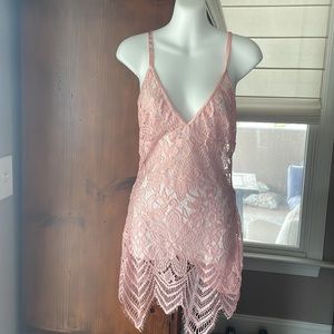 Pink chemise worn once